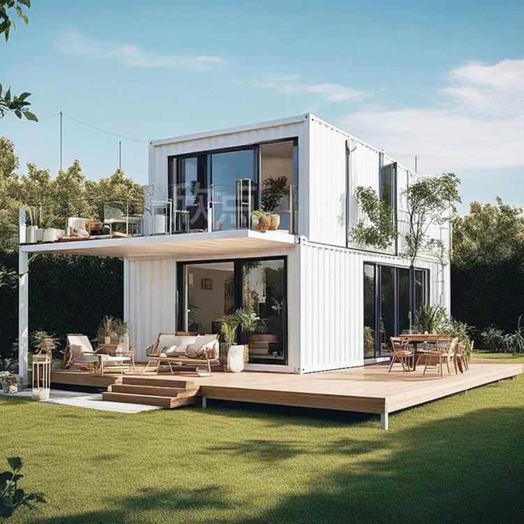 Casa modular pré-fabricada comercial para exterior